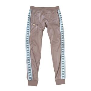 Kappa Sport Track Trousers Pants‎ Joggers Side Stripe Athleisure Blush Gray M